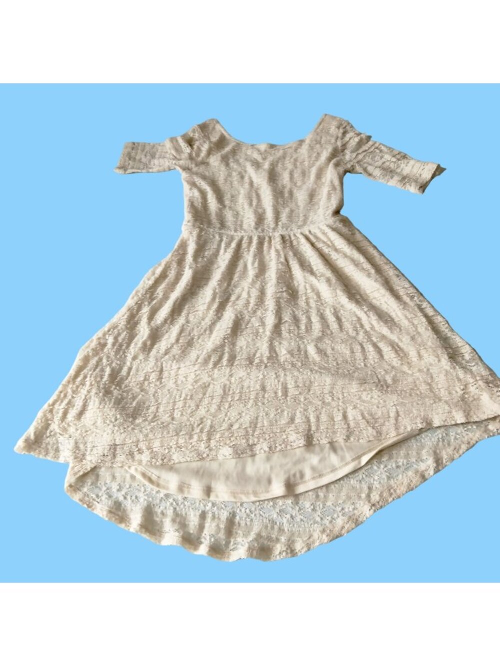 Xhilaration lace dress Size Small hi low White